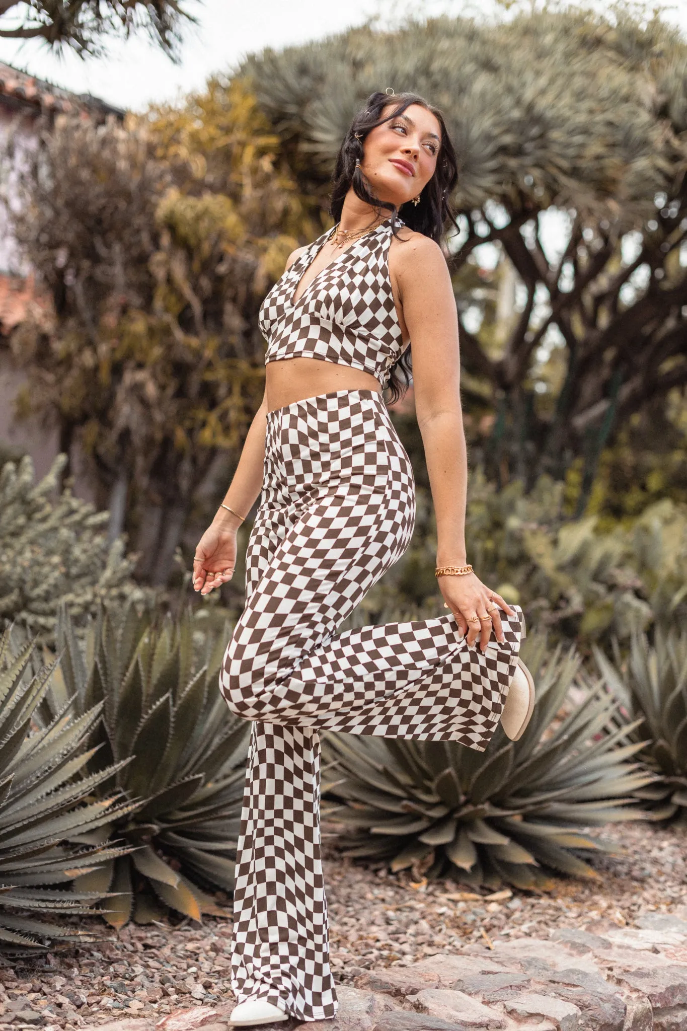 Check Mate Two-Piece Set sold by Finding July product image thumbnail 4