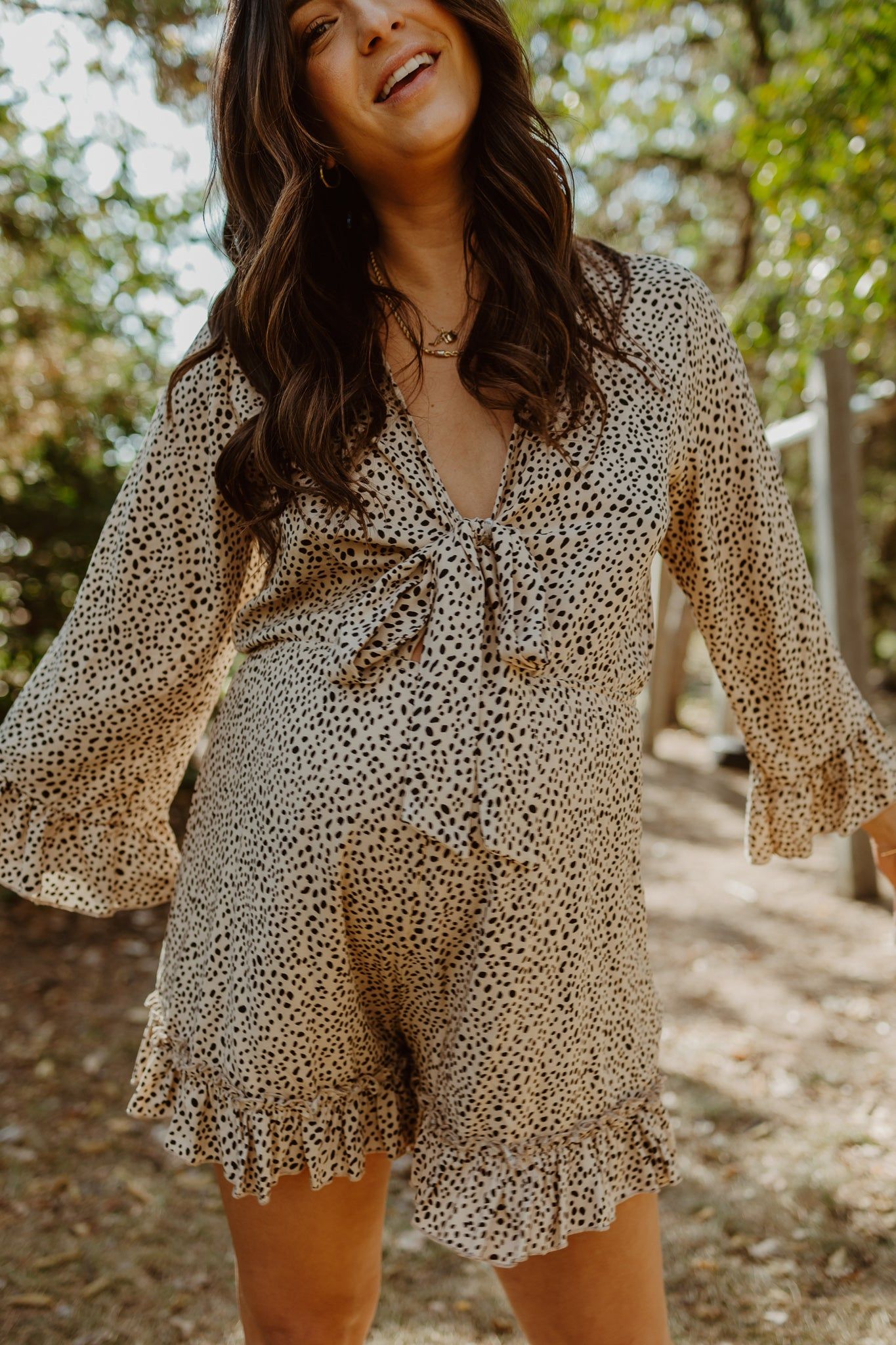 Estie Romper - Beige sold by Finding July product image thumbnail 2