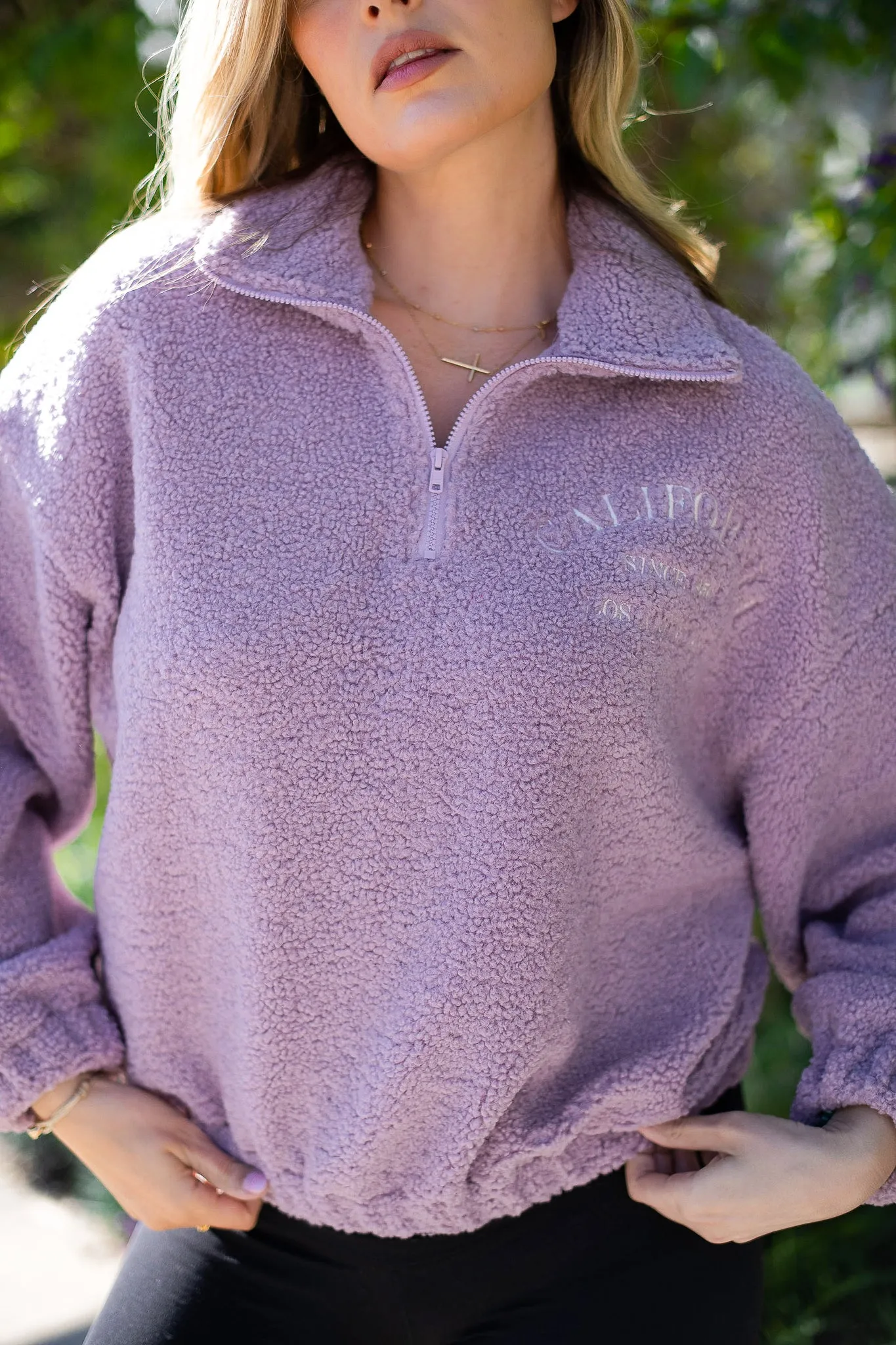 California Feeling Fleece Pull Over sold by Finding July