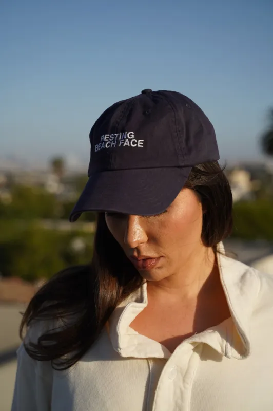Resting Beach Face Cap sold by Finding July