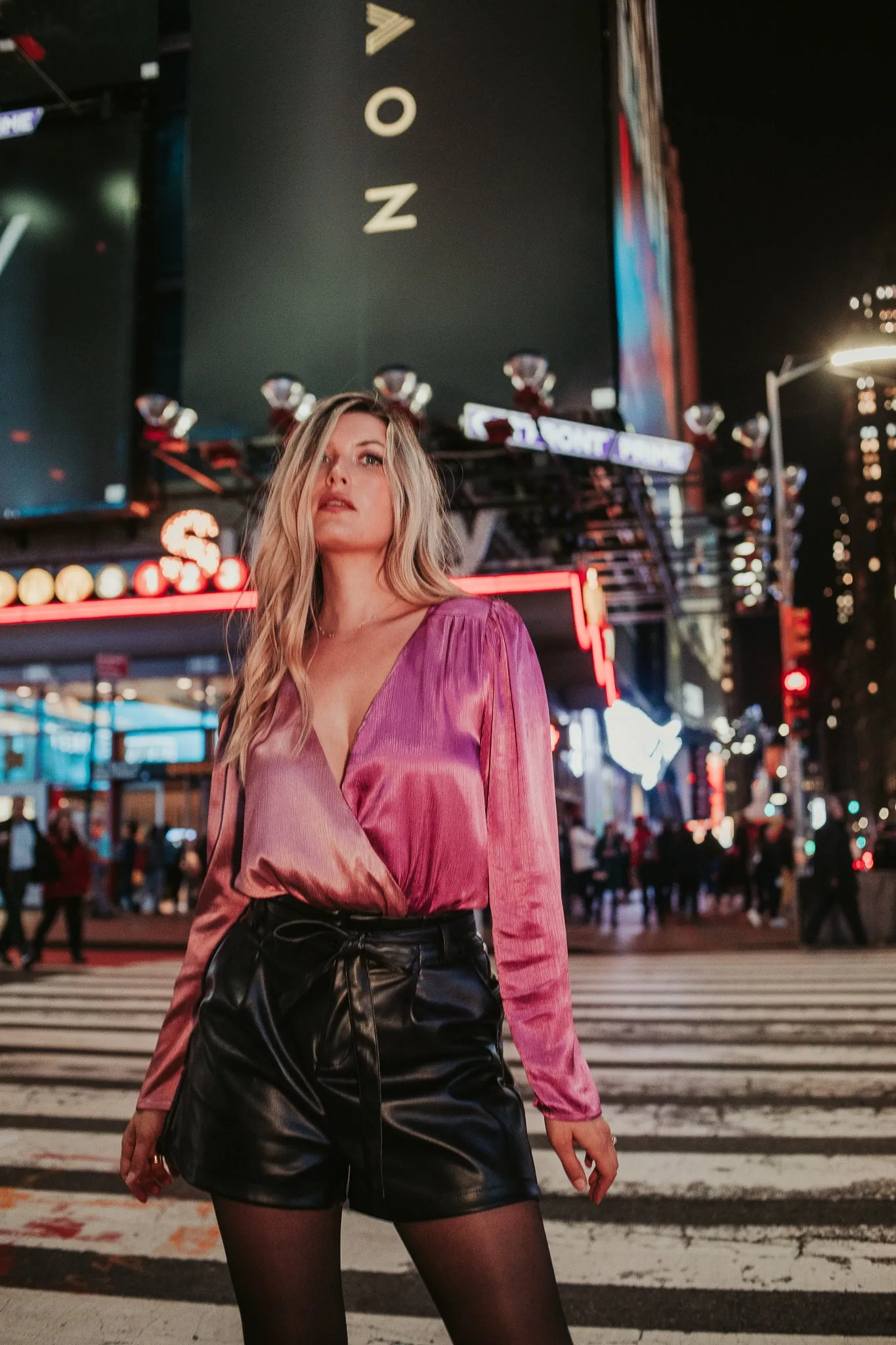 Up The Glam Colour-Block Bodysuit sold by Finding July product image thumbnail 2