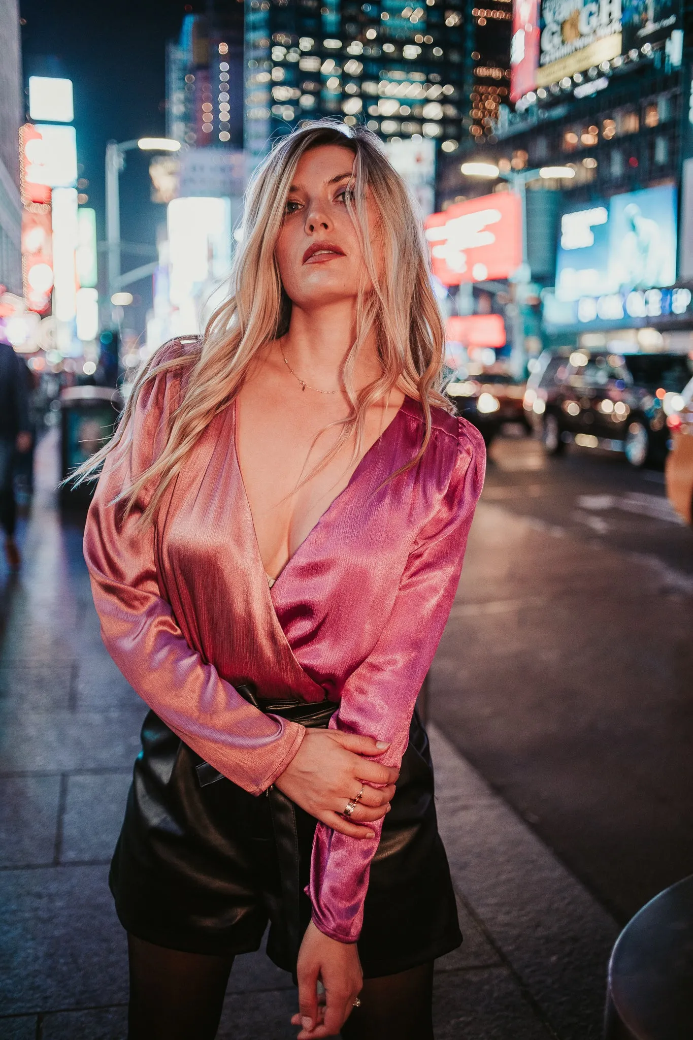 Up The Glam Colour-Block Bodysuit sold by Finding July product image thumbnail 3