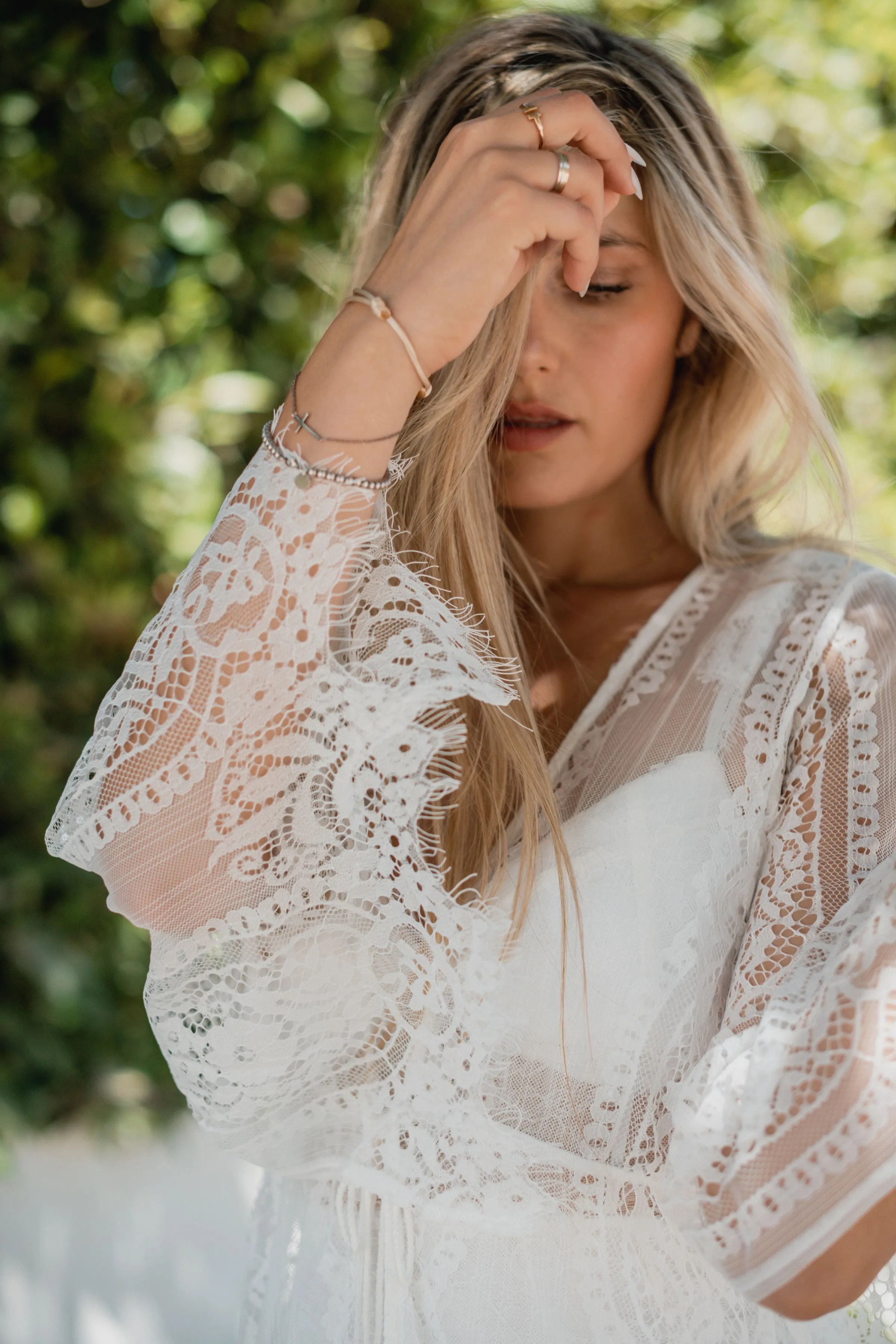 Lace Beach Cover Up sold by Finding July product image thumbnail 3