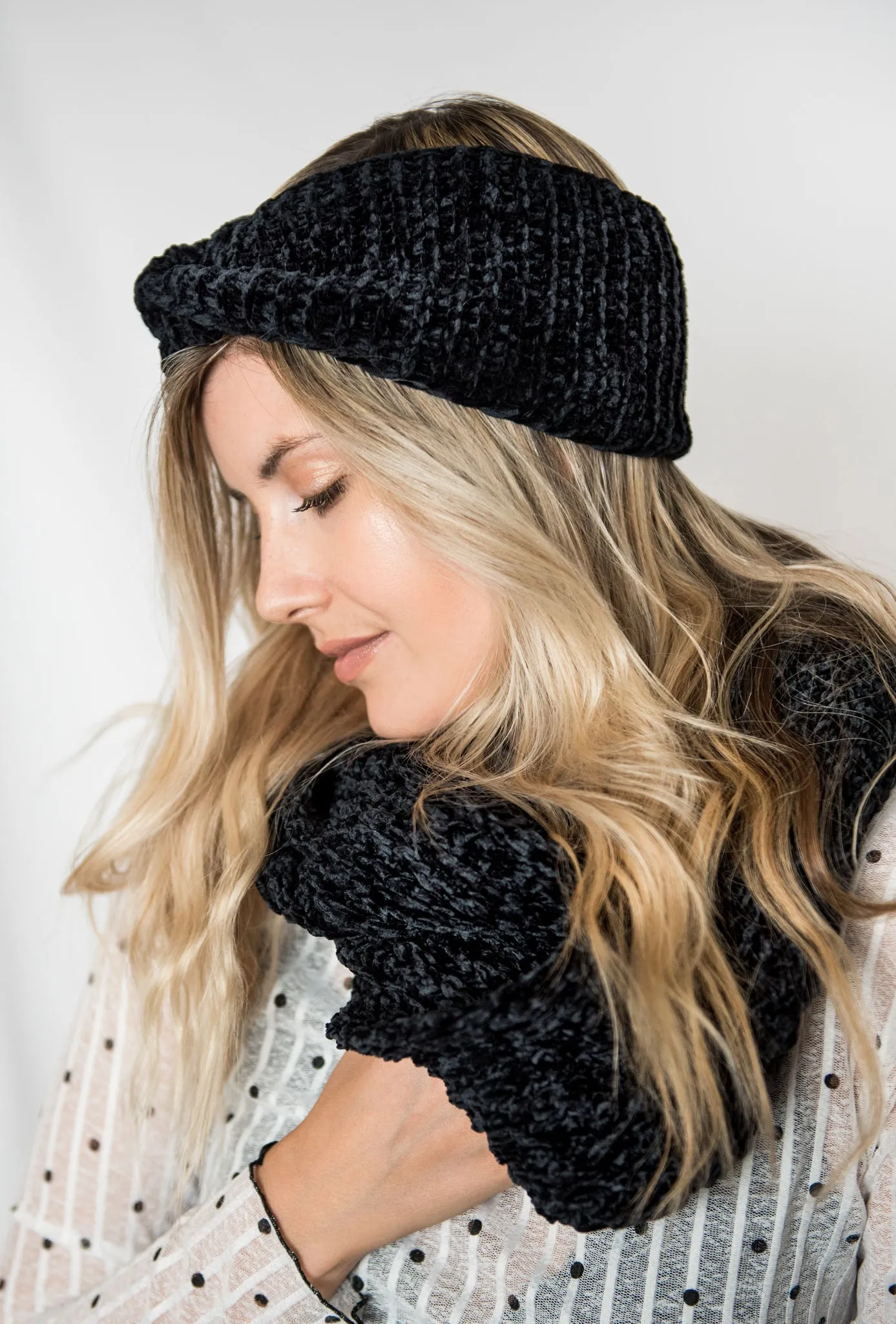 Chenille Double Twist Scarf sold by Finding July product image thumbnail 3