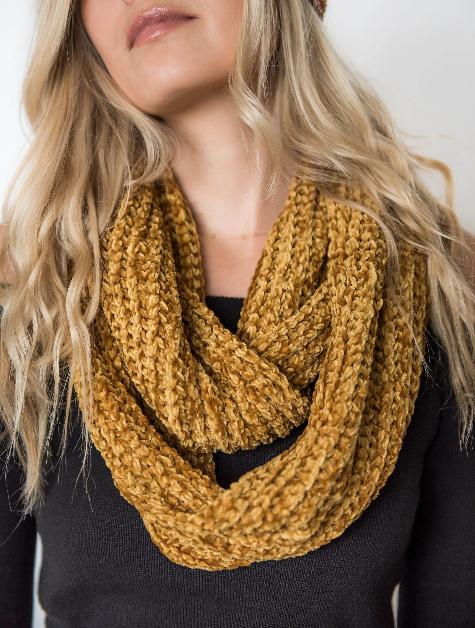 Chenille Double Twist Scarf sold by Finding July