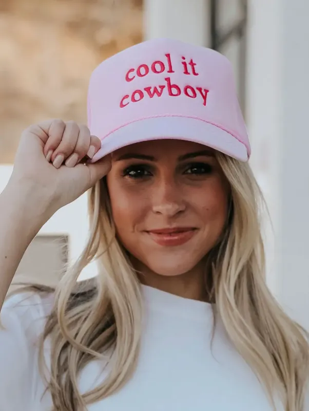 Cool It Cowboy Trucker Hat sold by Finding July