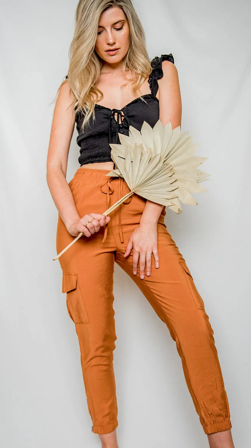 Be Cool Cargo Pants sold by Finding July