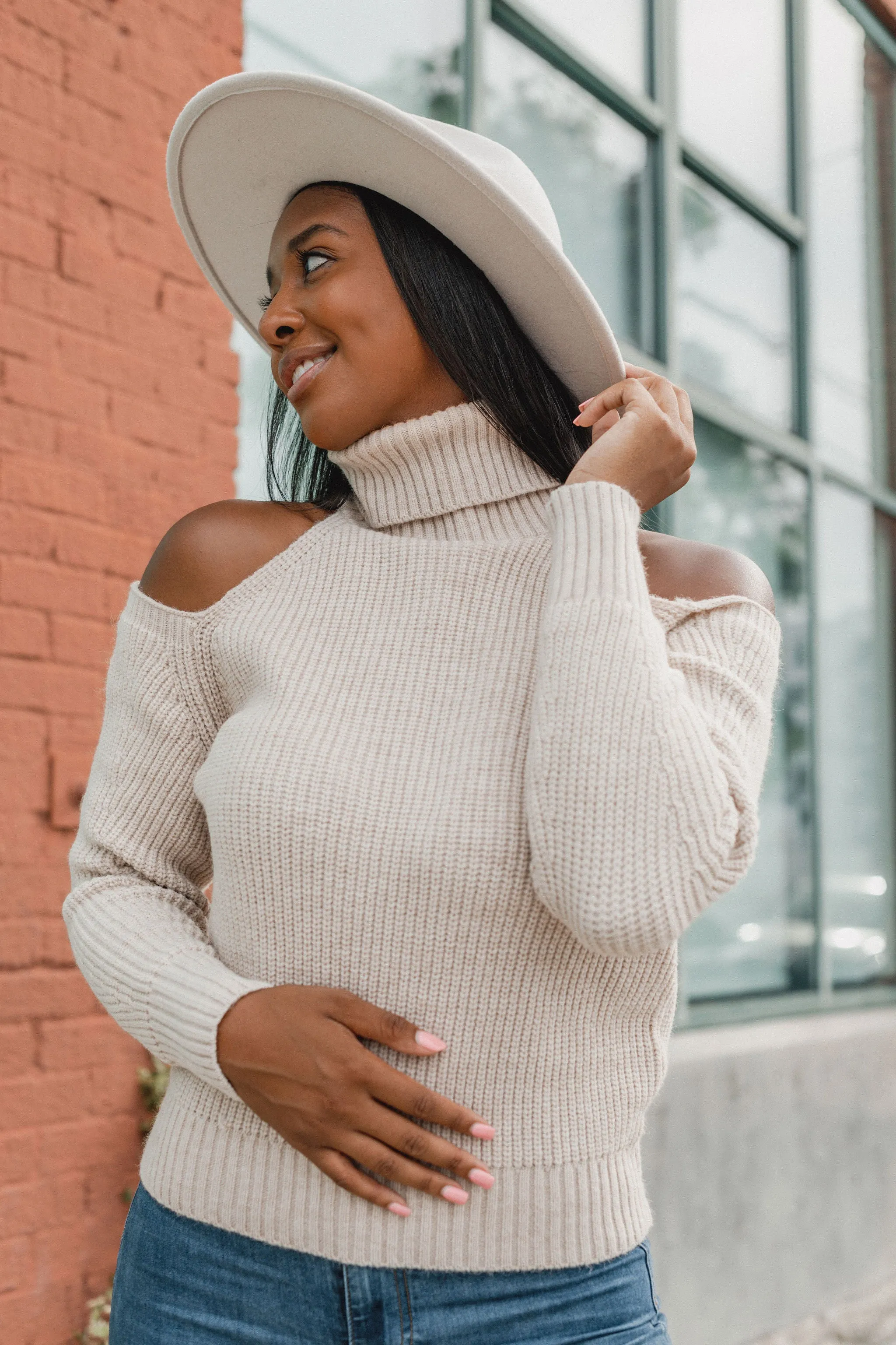 Spice Me Up Sweater - Oat sold by Finding July product image thumbnail 3