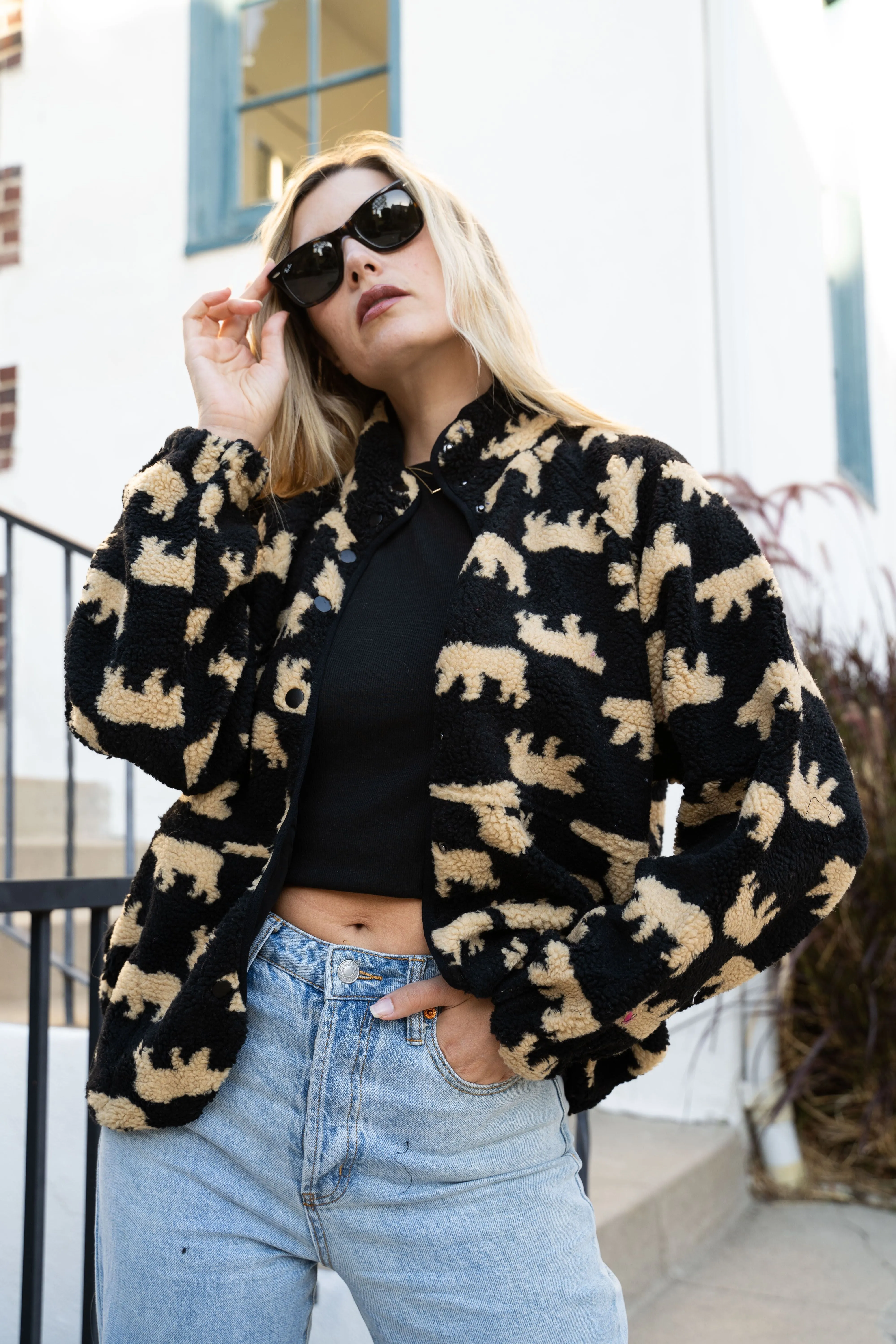 Teddy Fleece Jacket sold by Finding July product image thumbnail 2