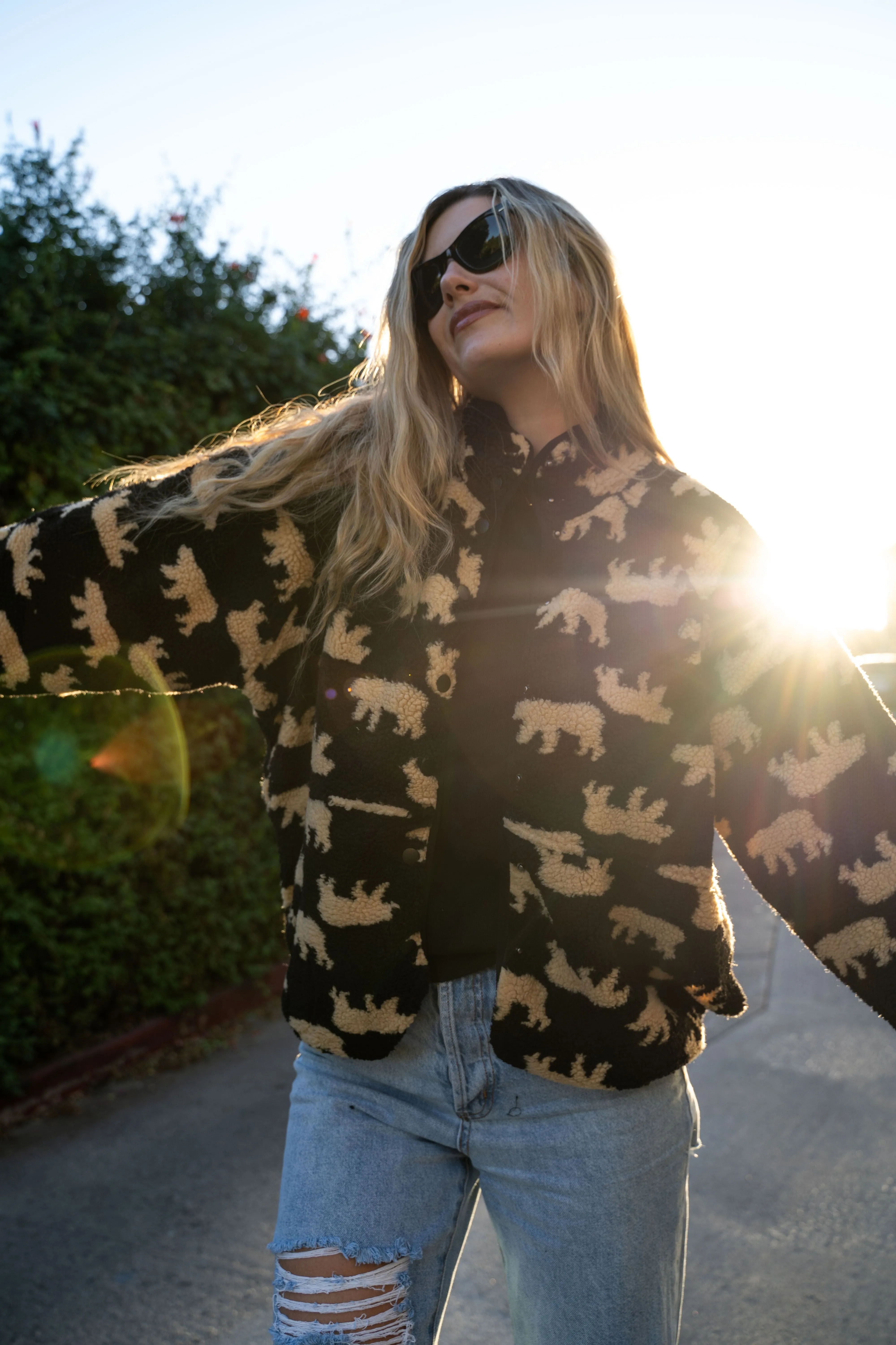 Teddy Fleece Jacket sold by Finding July product image thumbnail 5