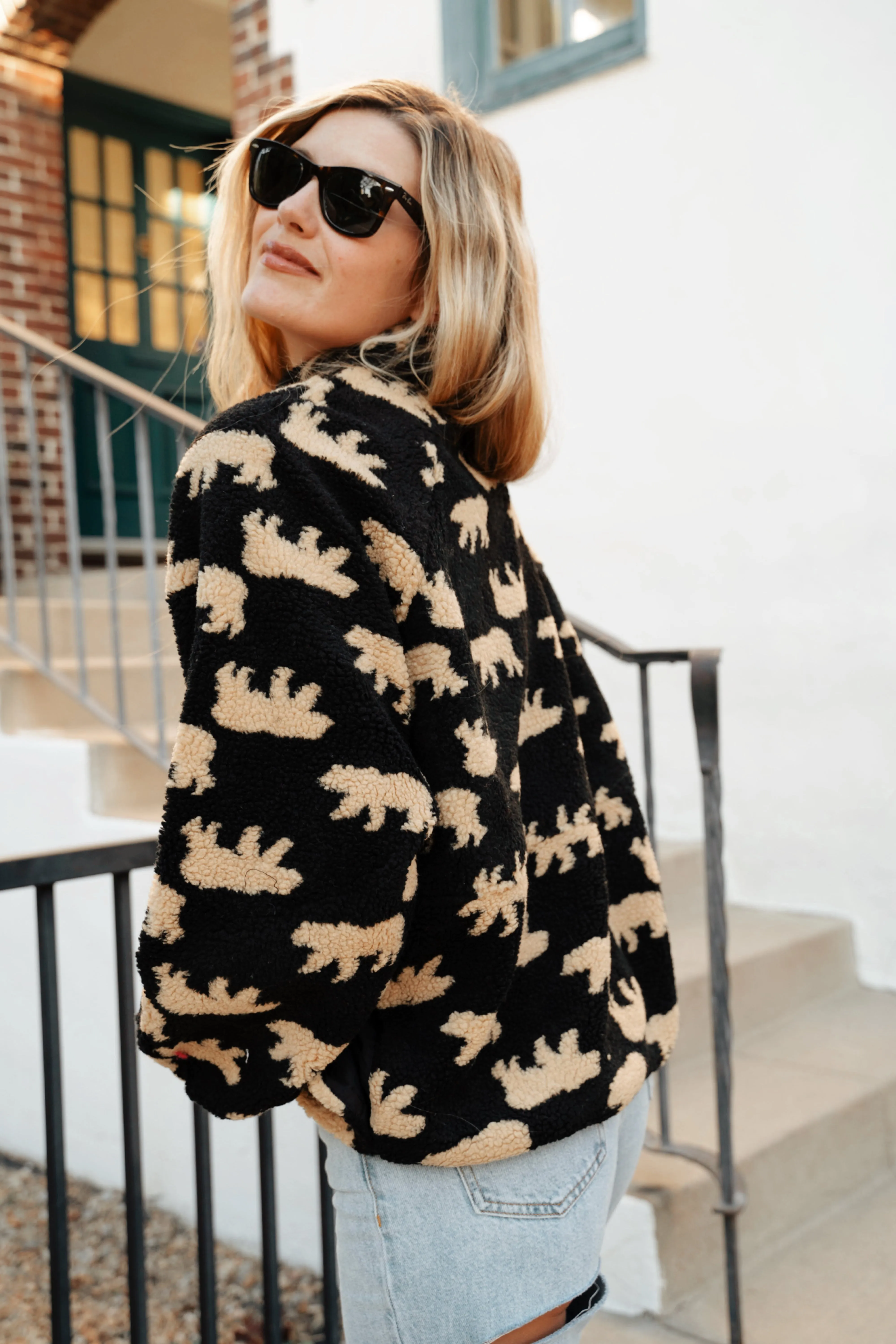 Teddy Fleece Jacket sold by Finding July product image thumbnail 3