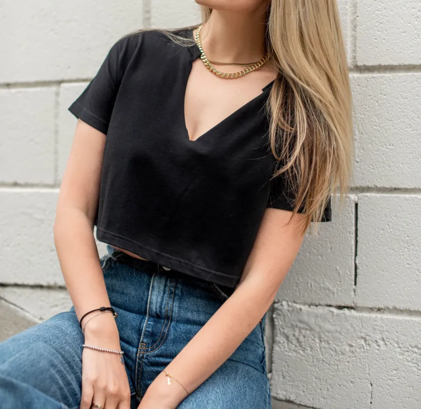 The Perfect Cropped Tee sold by Finding July