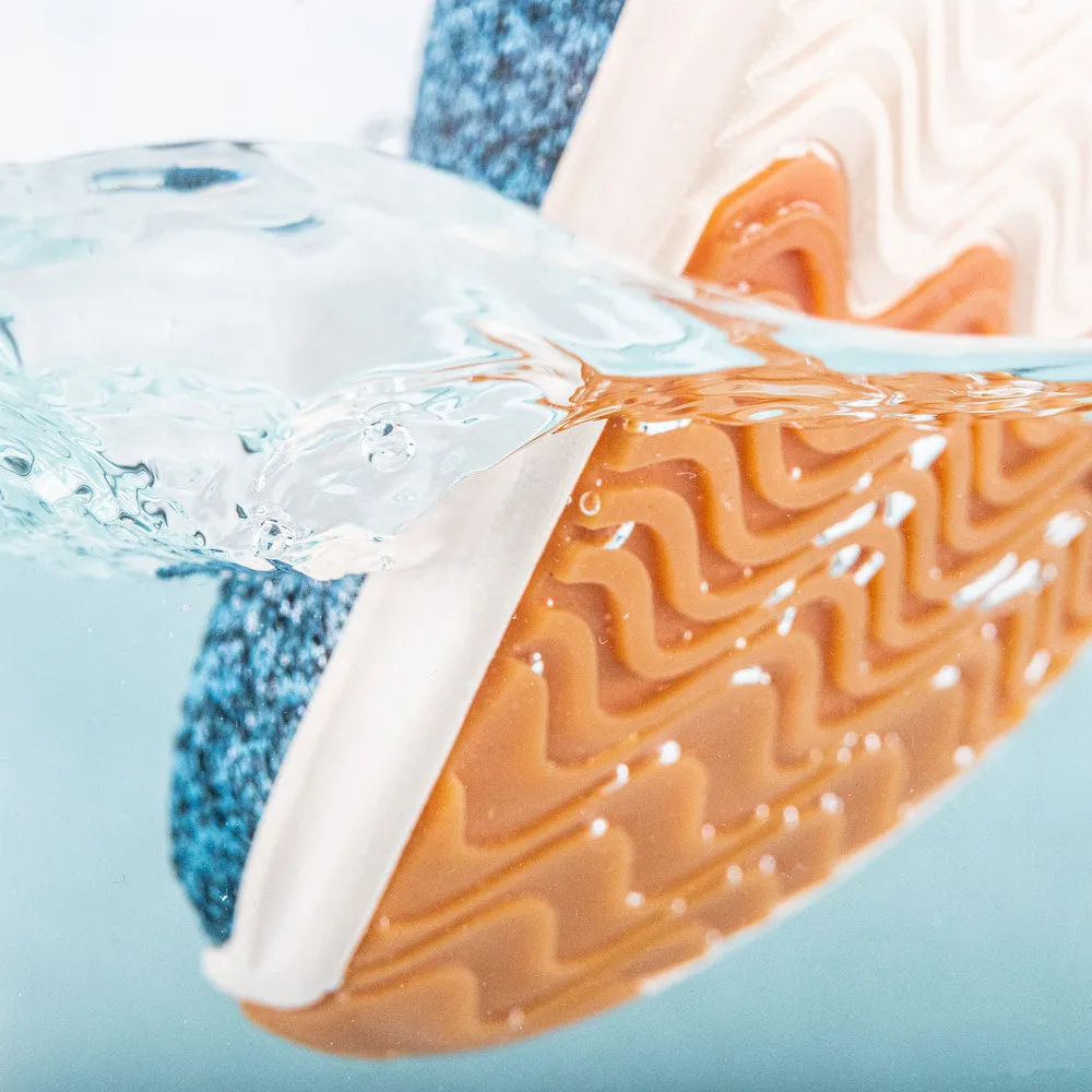 Women's Everyday - Carbon Blue on Off White sold by Vessi product image thumbnail 5