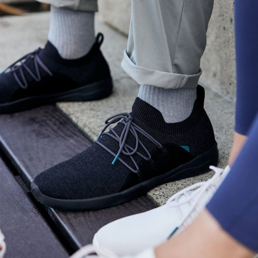 Men's Cityscape Classic - Storm Black on Black sold by Vessi product image thumbnail 5