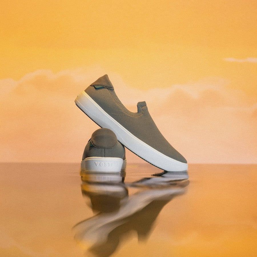 Men's Boardwalk Slip-On - Turtle Green sold by Vessi product image thumbnail 5