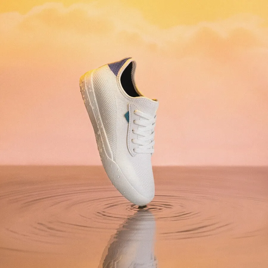 Men's Weekend - White on Lilac Purple sold by Vessi product image thumbnail 5