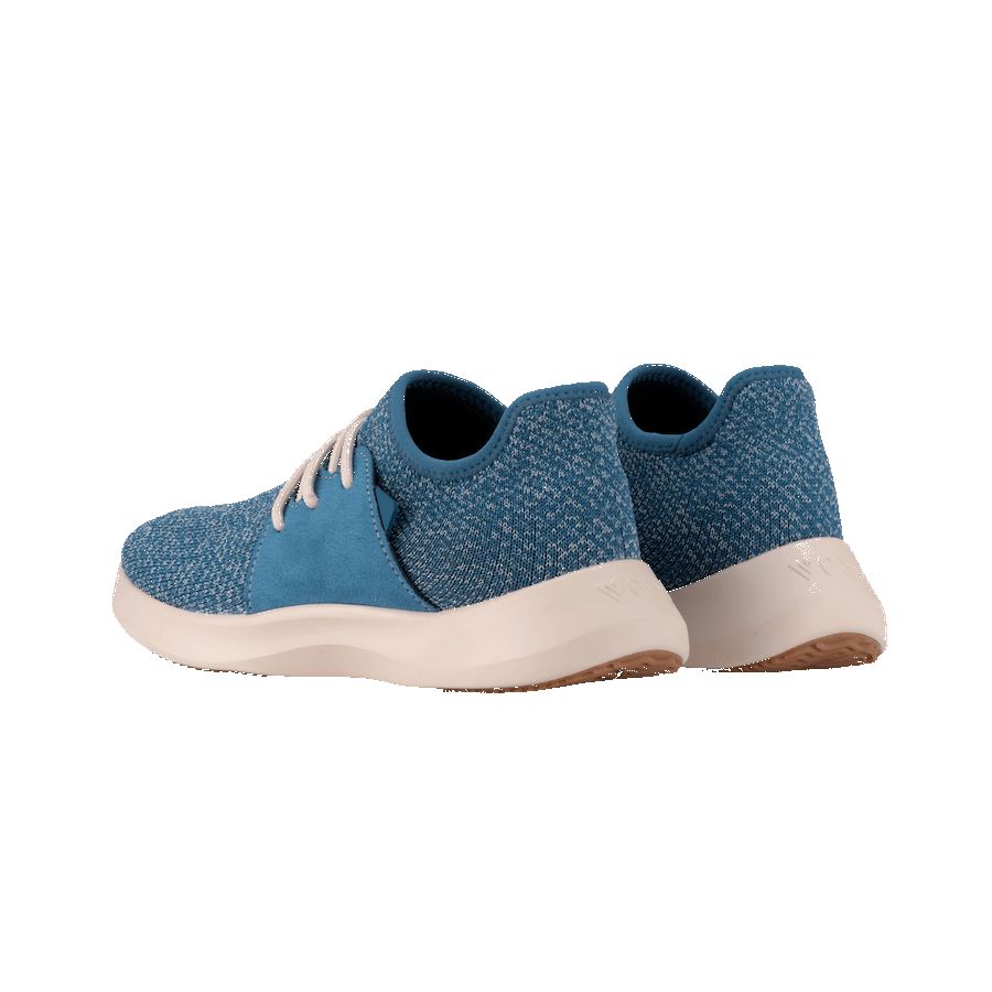 Women's Everyday Classic - Surf Blue on Off White sold by Vessi product image thumbnail 4