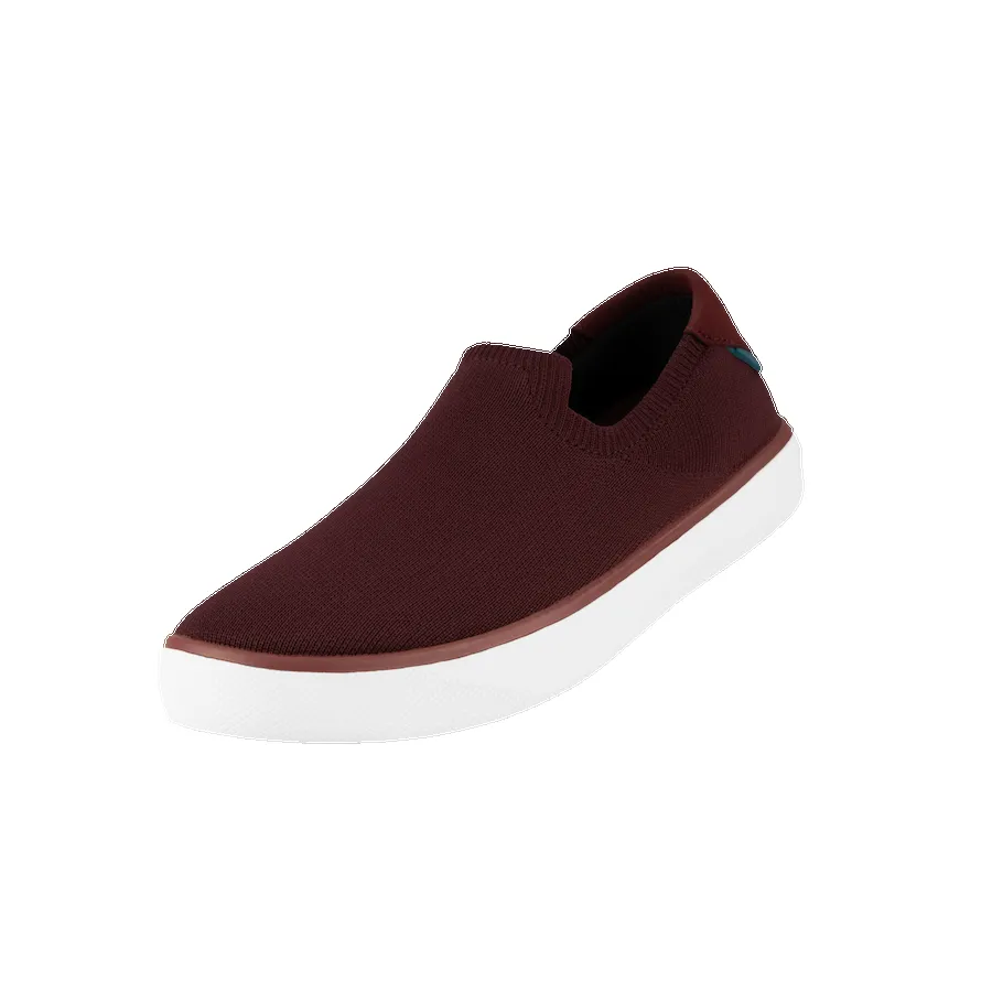Men's Boardwalk Slip-On - Mahogany sold by Vessi