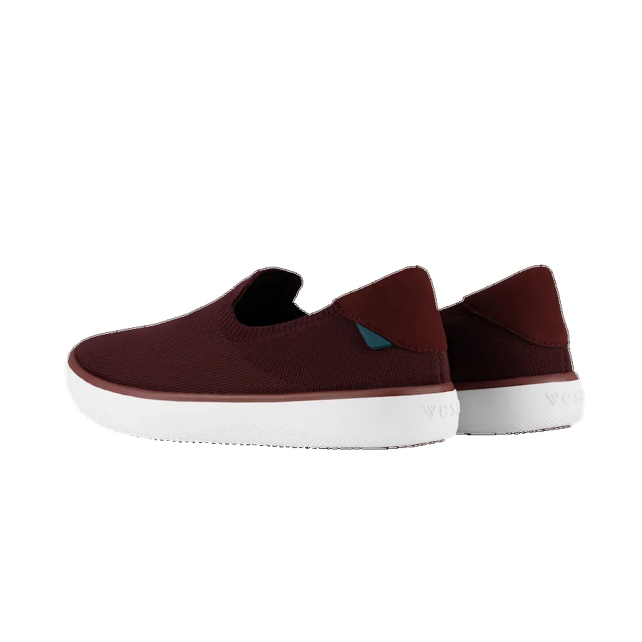 Men's Boardwalk Slip-On - Mahogany sold by Vessi product image thumbnail 4