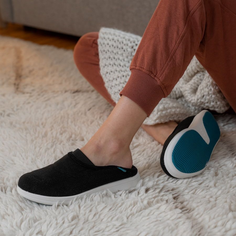 Women's Sunday Slippers - Granite Black sold by Vessi product image thumbnail 5
