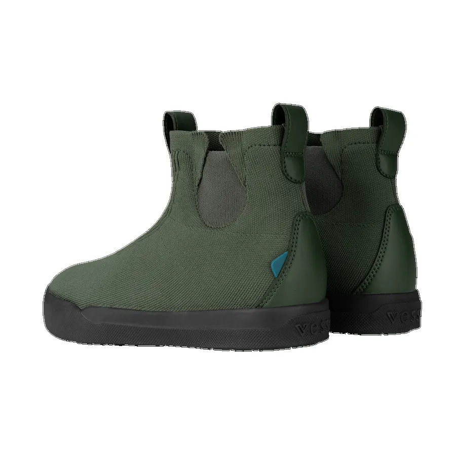 Women's Weekend Chelsea - Spruce Green on Black sold by Vessi product image thumbnail 4