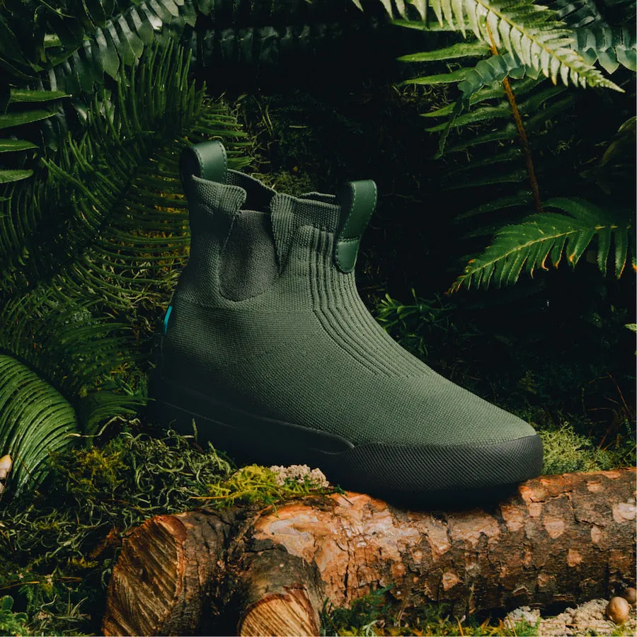 Women's Weekend Chelsea - Spruce Green on Black sold by Vessi product image thumbnail 5