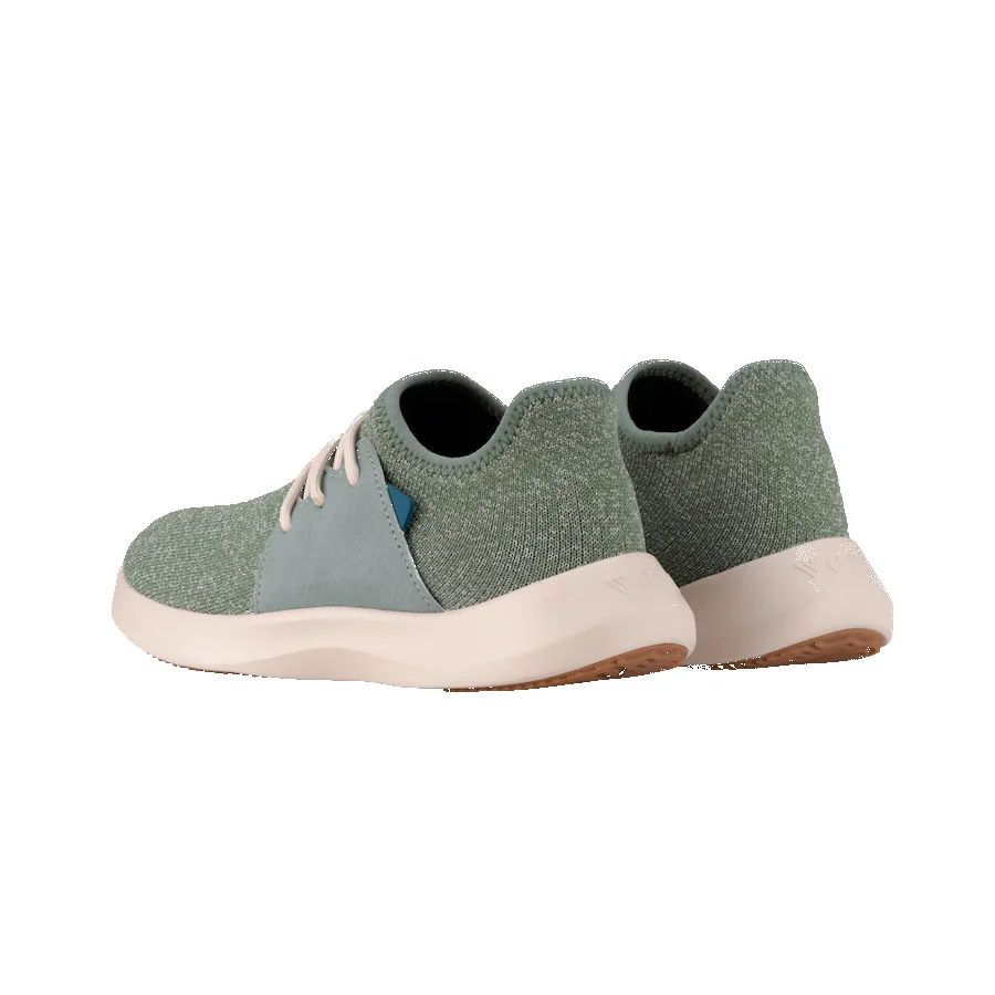 Men's Everyday Classic - Fig Green on Off White sold by Vessi product image thumbnail 4