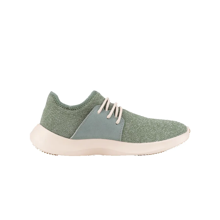 Men's Everyday Classic - Fig Green on Off White sold by Vessi product image thumbnail 2