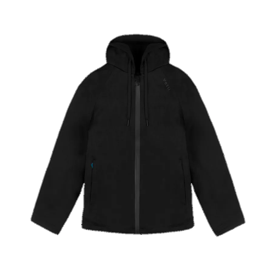 Men's Overcast Jacket 2 - Jet Black sold by Vessi