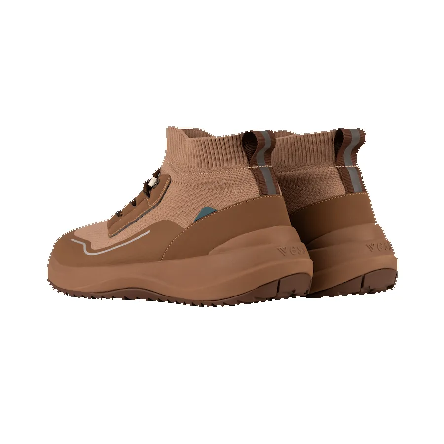 Women's Stormburst High Top - Dark Teak sold by Vessi product image thumbnail 4