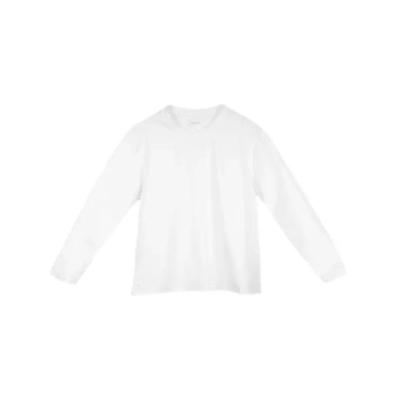 Women's Base Long Sleeve Shirt - White sold by Vessi