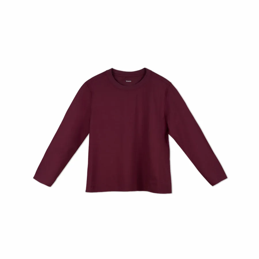 Women's Base Long Sleeve Shirt - Mahogany sold by Vessi product image thumbnail 4