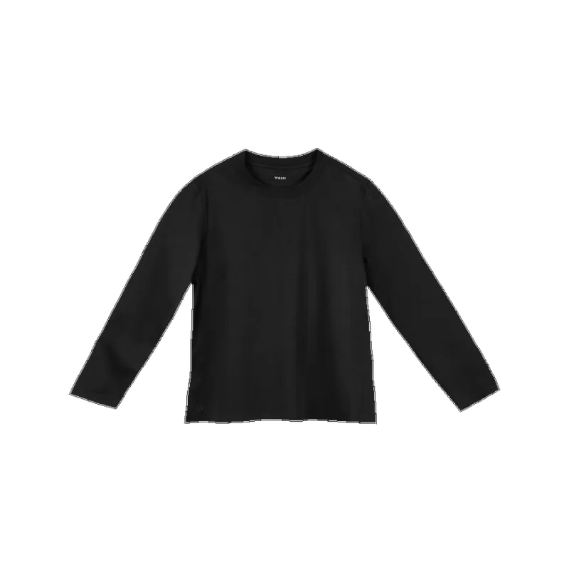 Women's Base Long Sleeve Shirt - Black sold by Vessi