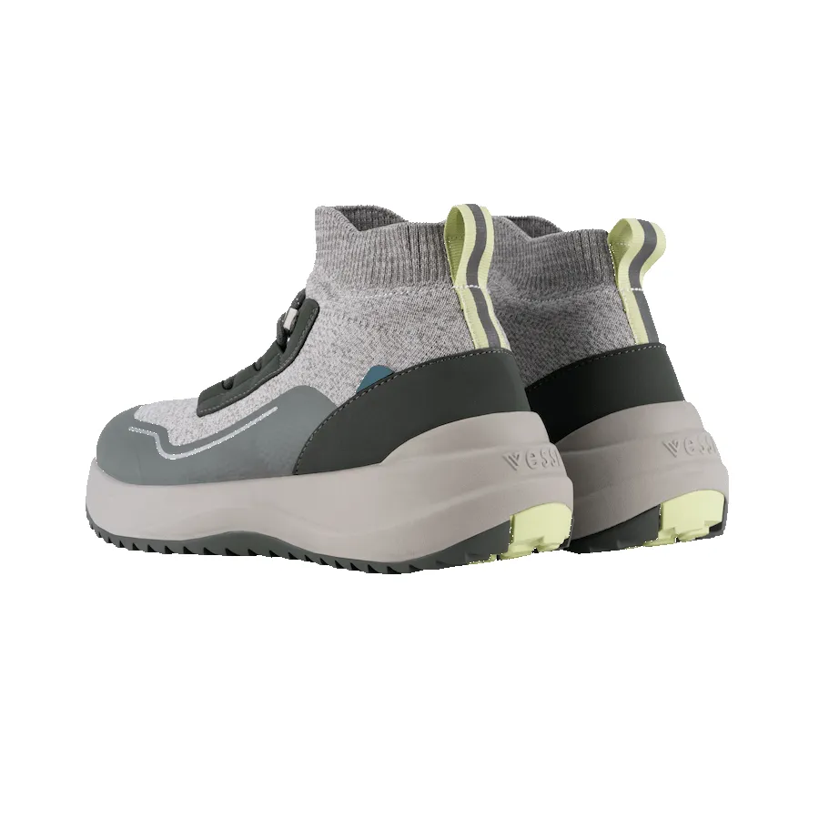 Men's Stormburst High Top - Fog/Pine sold by Vessi product image thumbnail 4