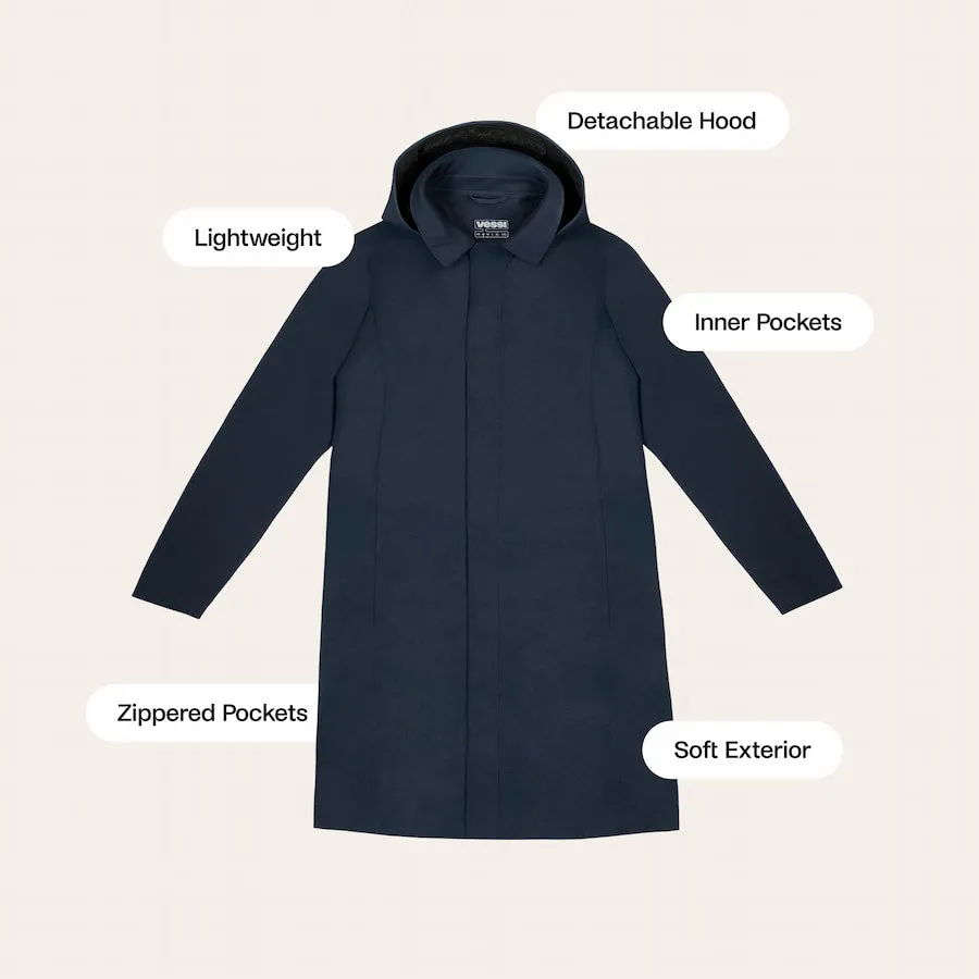 Men's Trinity Rain Jacket - Sea sold by Vessi product image thumbnail 2