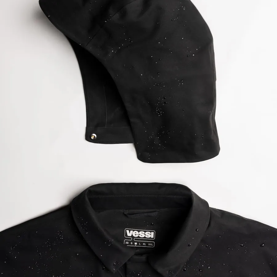 Men's Trinity Rain Jacket - Black sold by Vessi product image thumbnail 5