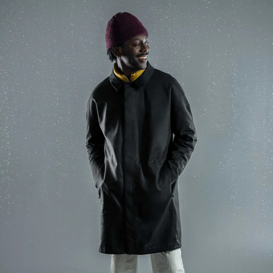 Men's Trinity Rain Jacket - Black sold by Vessi