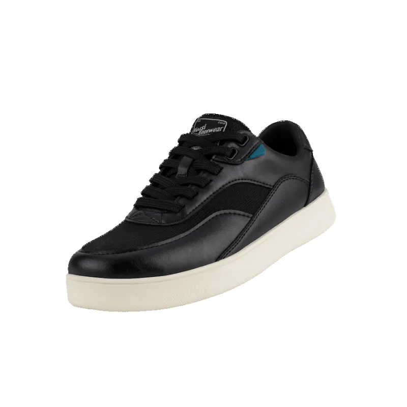 Women's Courtside Classic - Black/Off-White sold by Vessi