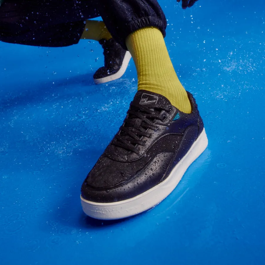 Men's Courtside Classic - Black/Off-White sold by Vessi product image thumbnail 5