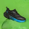 Men's Tidal Sneaker - Black/Vessi Blue sold by Vessi