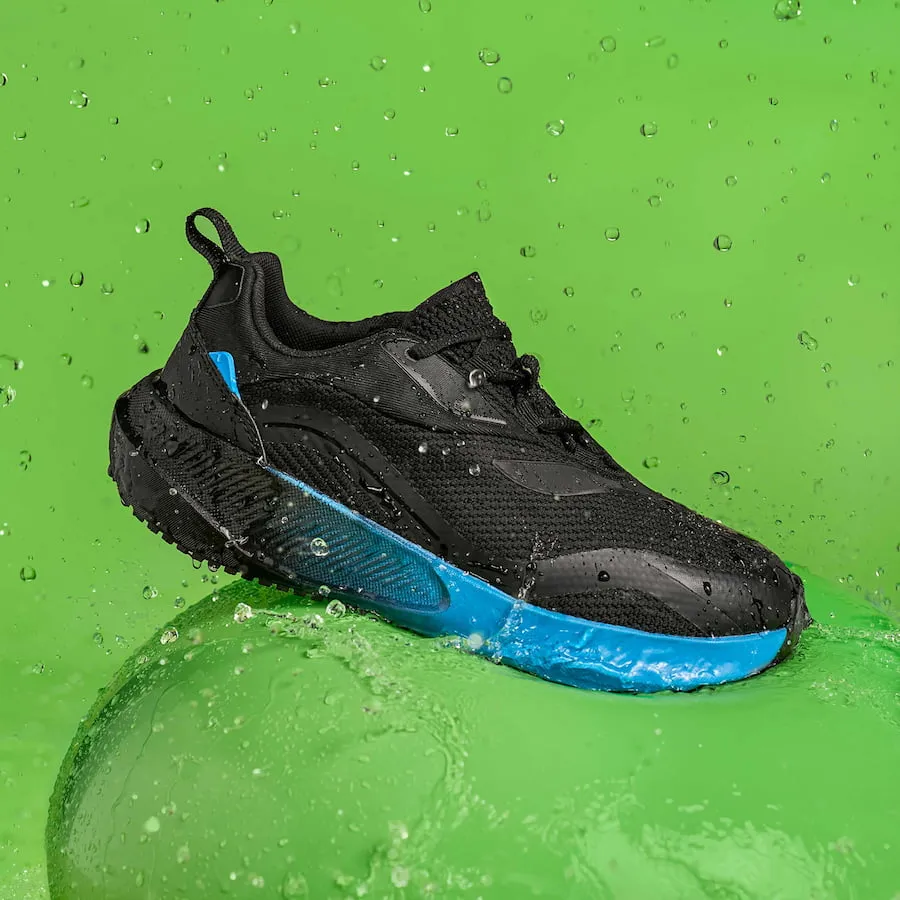 Women's Tidal Sneaker - Black/Vessi Blue sold by Vessi product image thumbnail 5