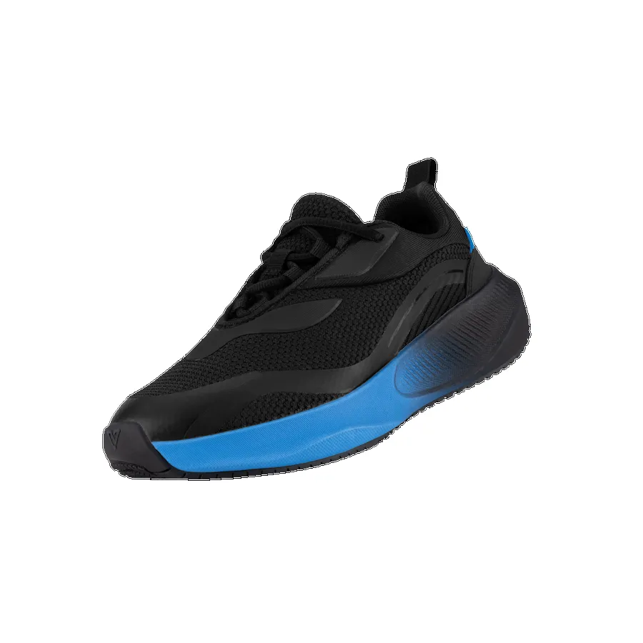 Women's Tidal Sneaker - Black/Vessi Blue sold by Vessi