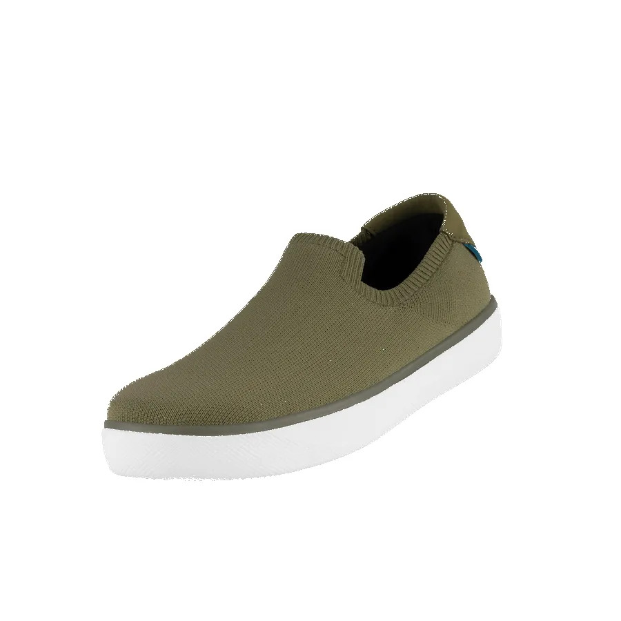 Men's Boardwalk Slip-On - Moss sold by Vessi