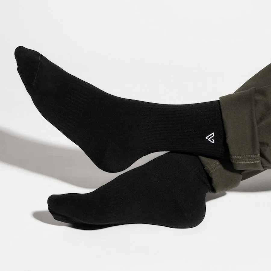 Lifestyle Crew Socks - Moss sold by Vessi product image thumbnail 2