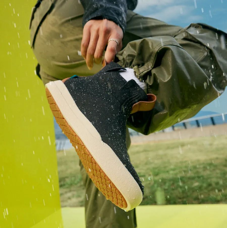 Women's Classic Chelsea - Asphalt Black on Off-White sold by Vessi product image thumbnail 5