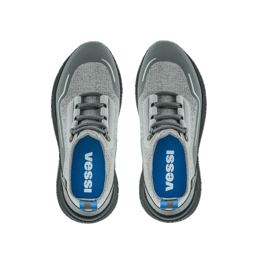 Women's Stormburst High Top - Mid Grey/Black sold by Vessi product image thumbnail 5