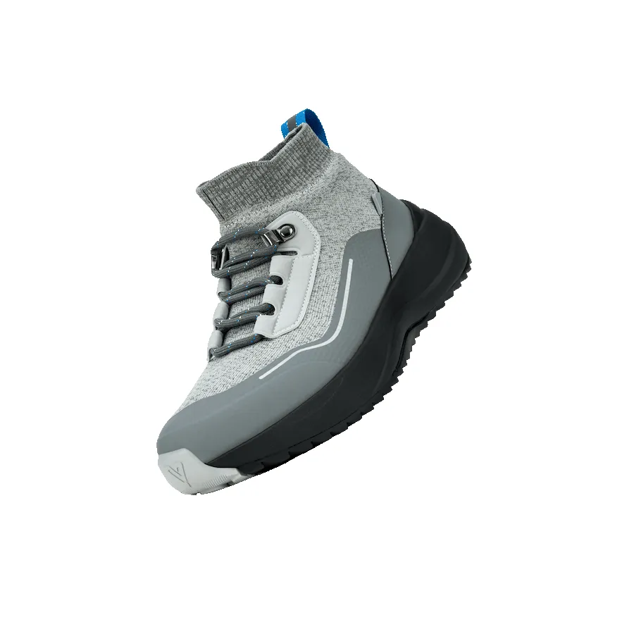 Women's Stormburst High Top - Mid Grey/Black sold by Vessi