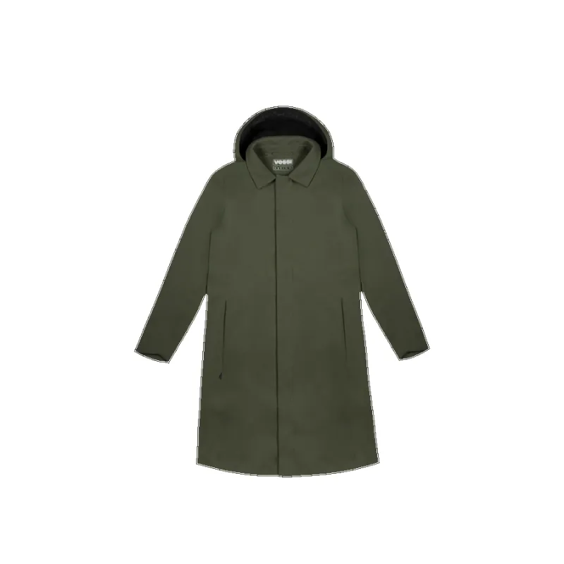 Women's Trinity Rain Jacket - Dark Moss made by Vessi
