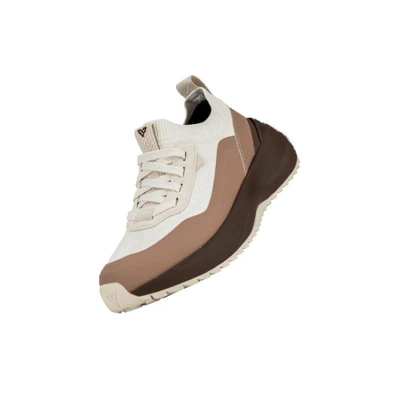 Women's Stormburst Low Top - Lt Dune/Shore/Dk Teak sold by Vessi