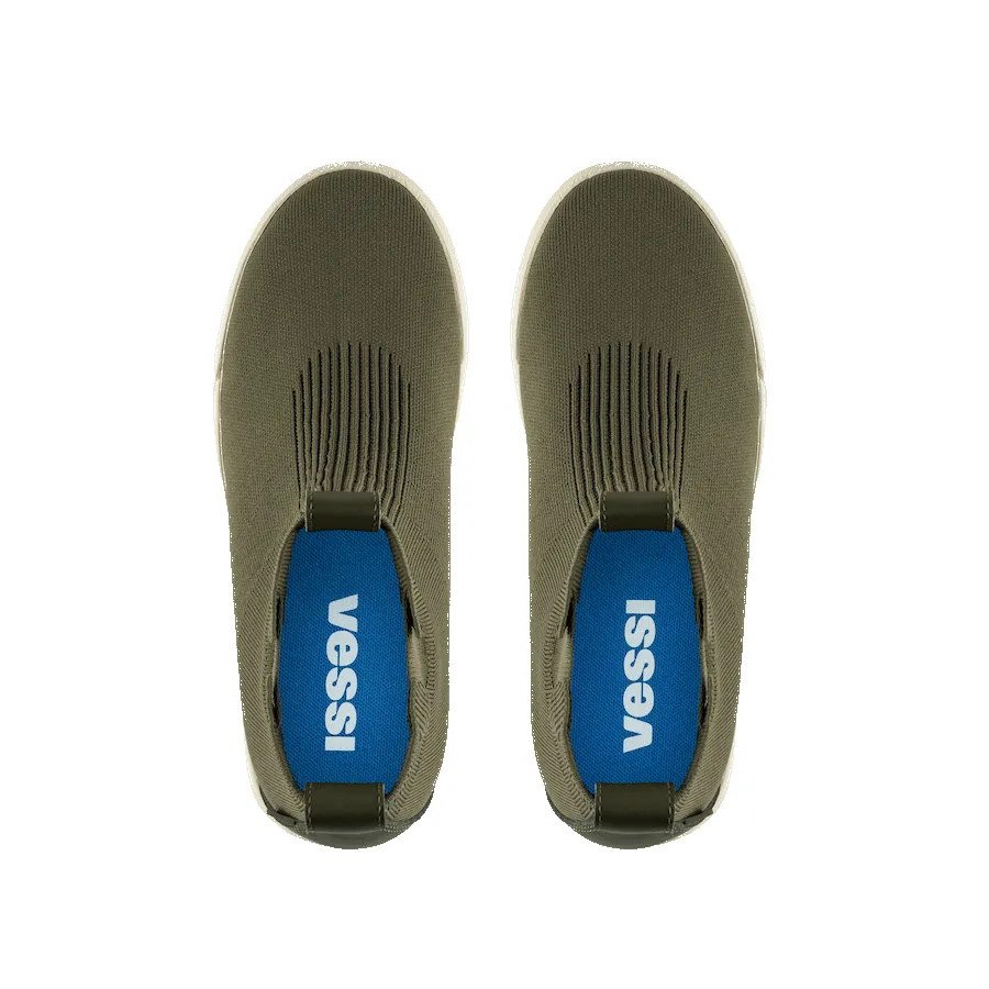 Women's Classic Chelsea - Dark Moss/Dune sold by Vessi product image thumbnail 5